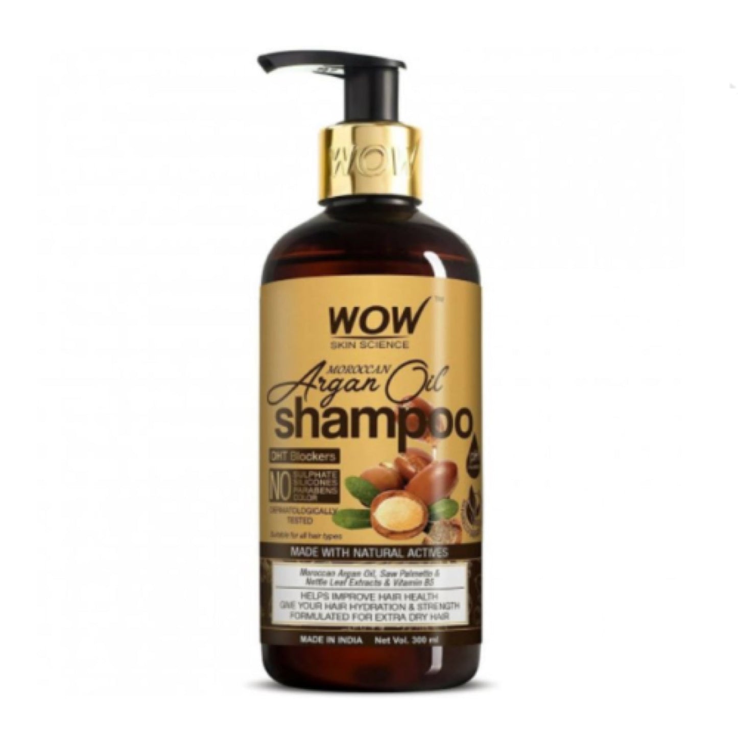 WOW Skin Science Moroccan Argan Oil Shampoo 300 ml