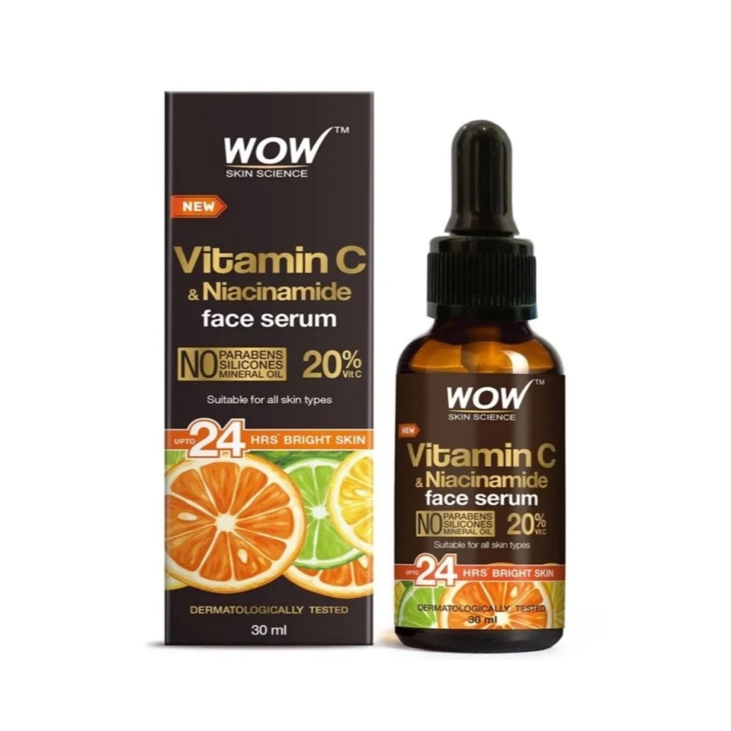 WOW Skin Science Vitamin C & Niacinamide Face Serum 30 ml
