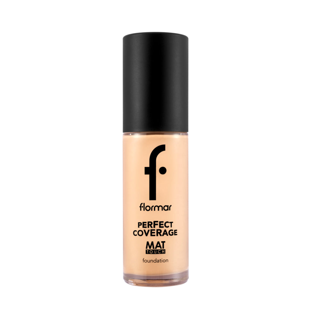 Flormar Perfect Coverage Mat Touch Liquid Foundation