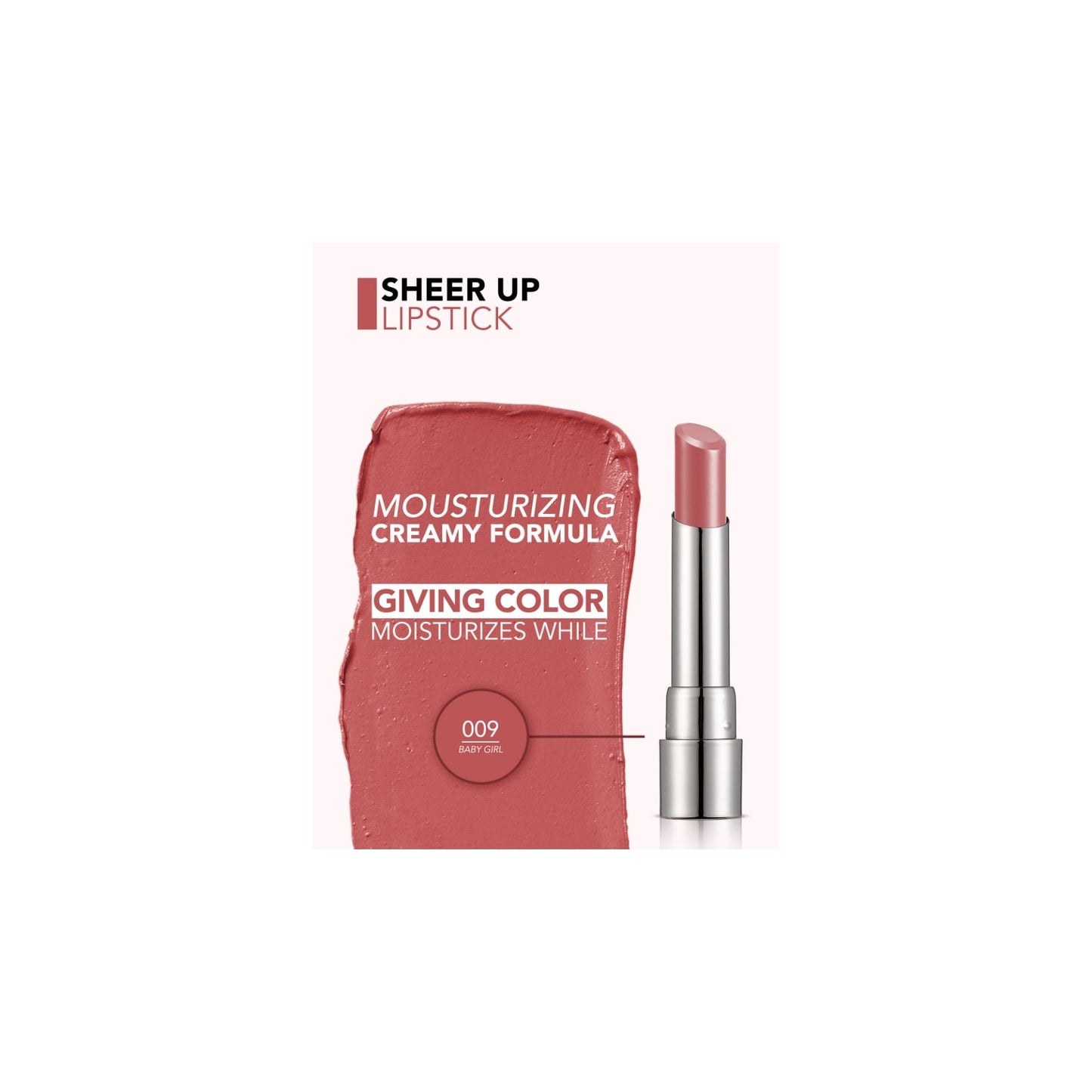 Flormar New Sheer Up Lipstick