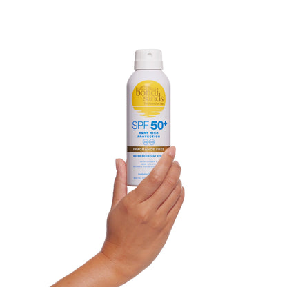 Bondi Sands Spf 50+ Aerosol Mist Spray Fragrance Free 160g