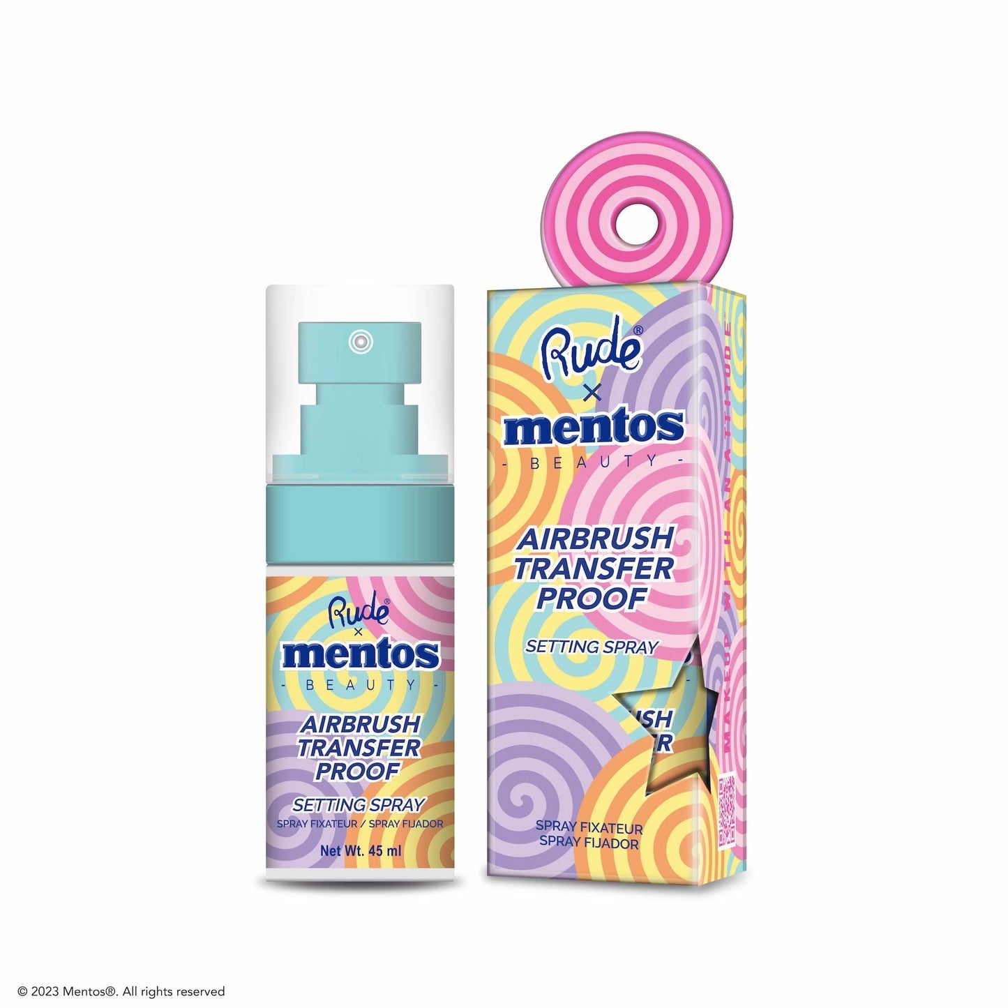 Rude Mentos Airbrush Transfer Proof Setting Spray