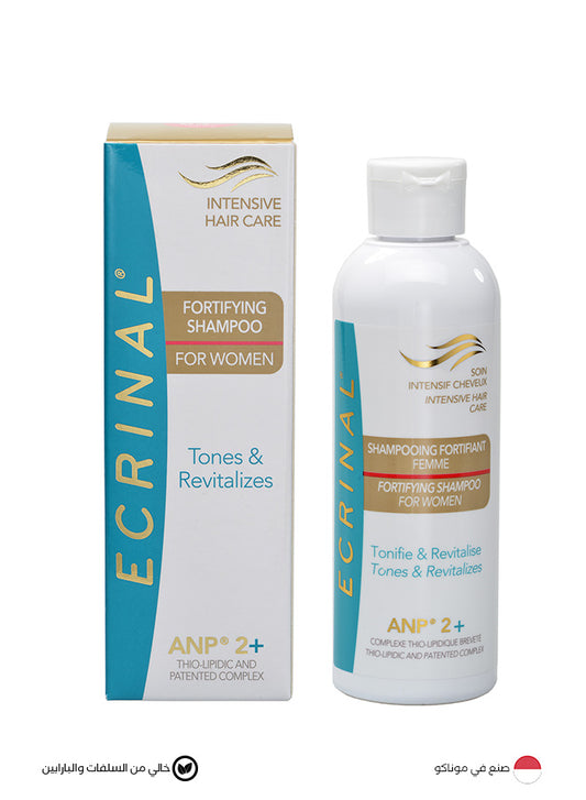 Ecrinal Shampoo Fortifying Shampoo for Women Tones & Revitalizes - 200ml