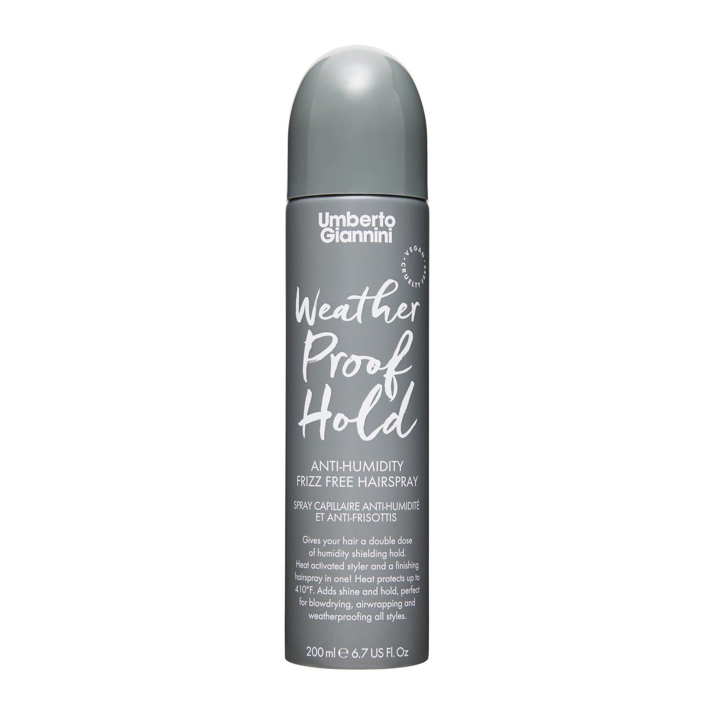 Umberto Giannini Weatherproof Hold Anti-Humidity Frizz Free Hairspray 200ml