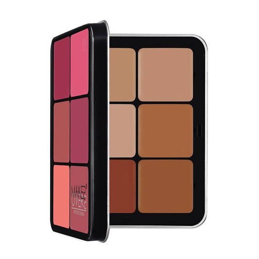 Make Over 22 HD Face Kit (Blush • Lipstick • Foundation • Contour)