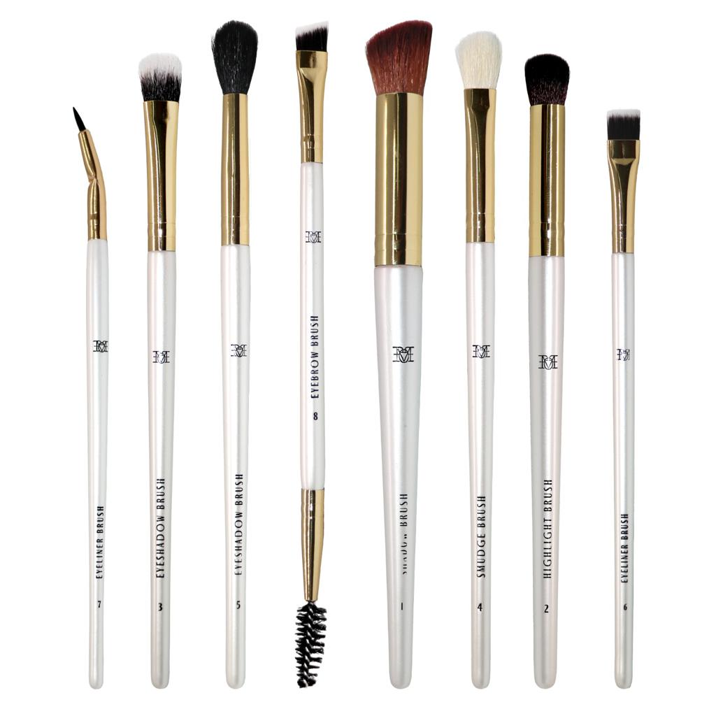 MakeOver 22 8‑Piece Eye & Brow Brush Set MX‑01