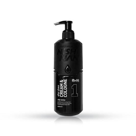 Nishman 01 After Shave Cream & Cologne - City Senior black 200 ml
