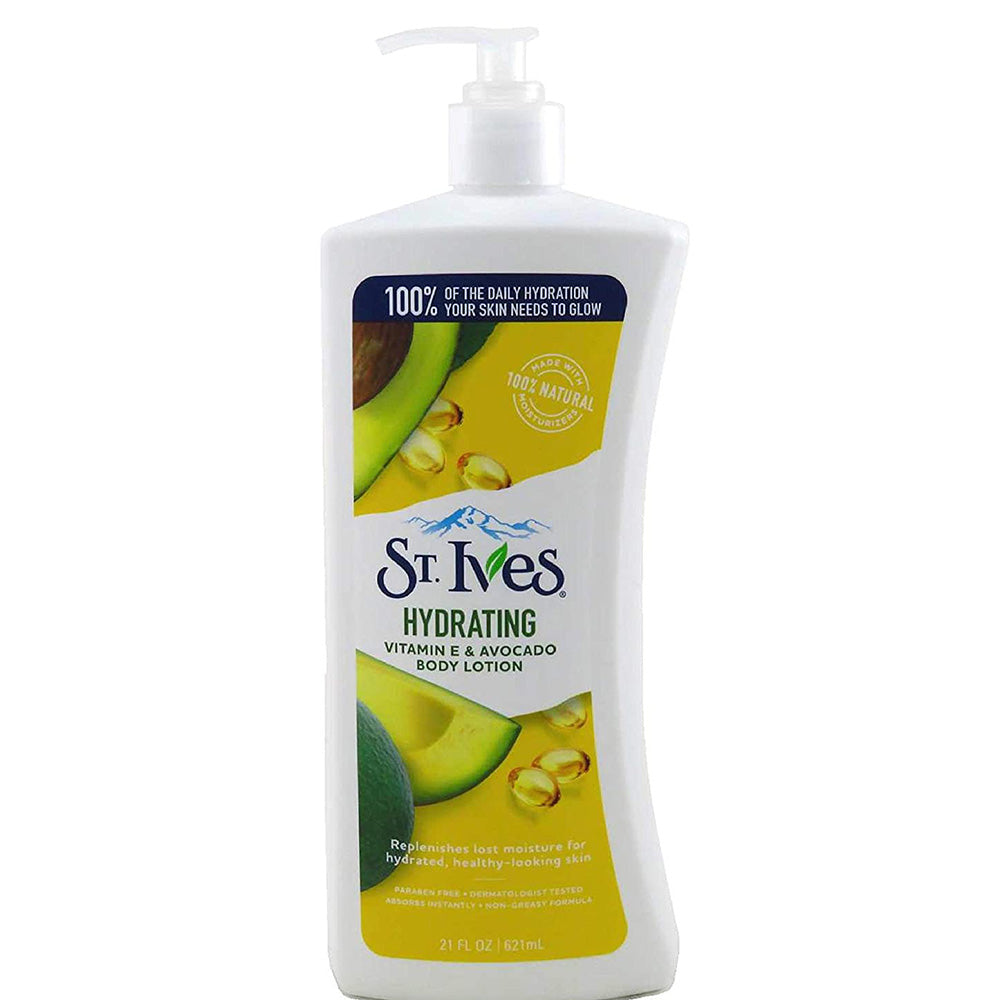 St.ives - Body Lotion Pump U.s.a Hydrating Vitamin E & Avocado 621ml