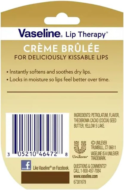 Vaseline Lip Therapy Creme Brulee,0.25oz