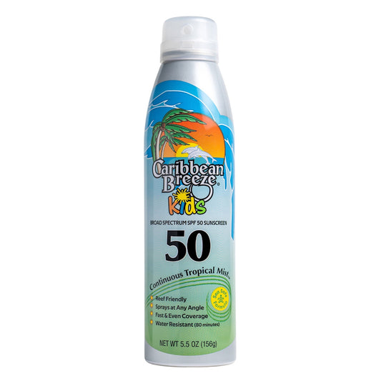 Caribbean Breeze Kids Sunscreen Spray Spf50 - 157ml