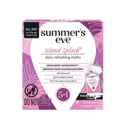 Summer's Eve Island Splash Clean Cloths