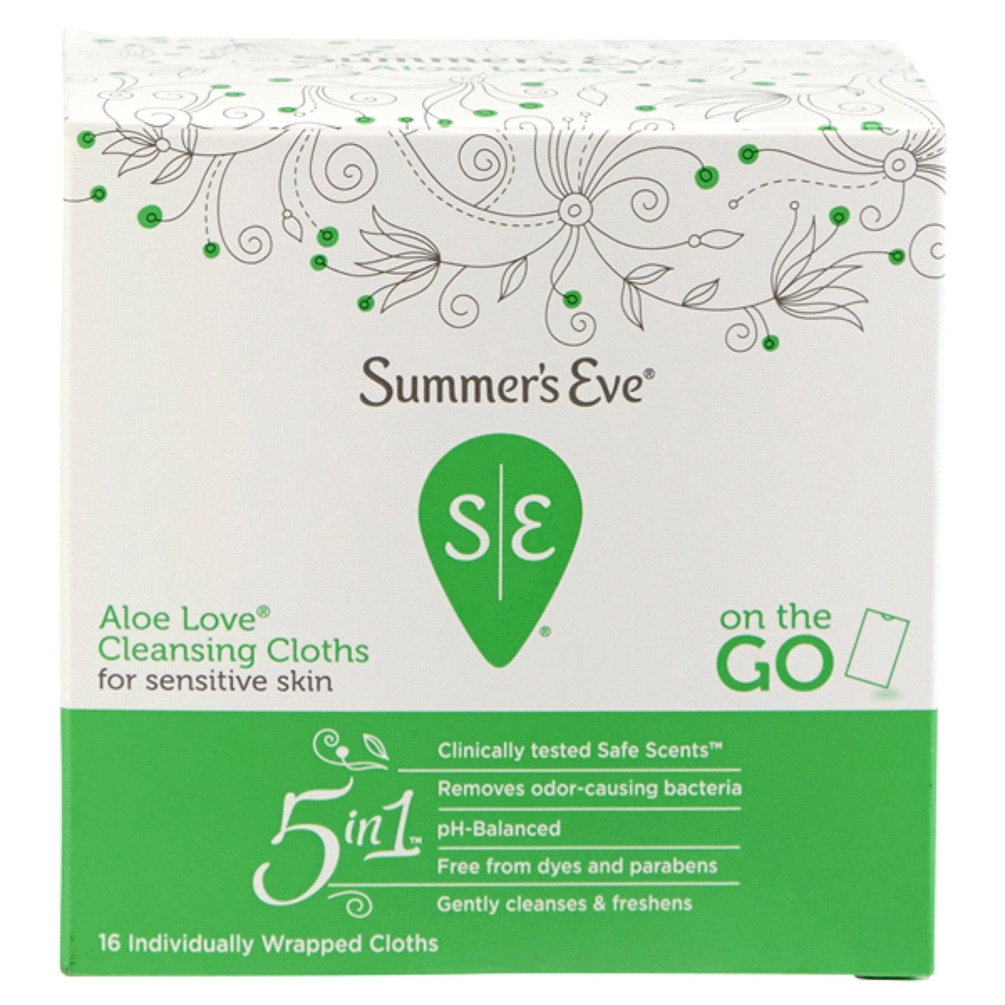 Summer's Eve Aloe Love Clean Cloths