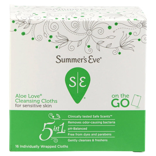 Summer's Eve Aloe Love Clean Cloths