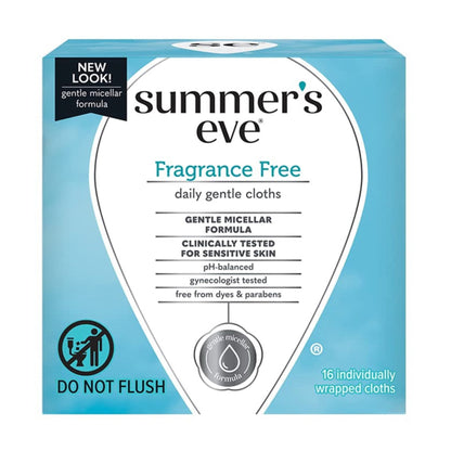 Summer's Eve Fragrance Free Clean Cloths