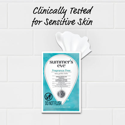 Summer's Eve Fragrance Free Clean Cloths