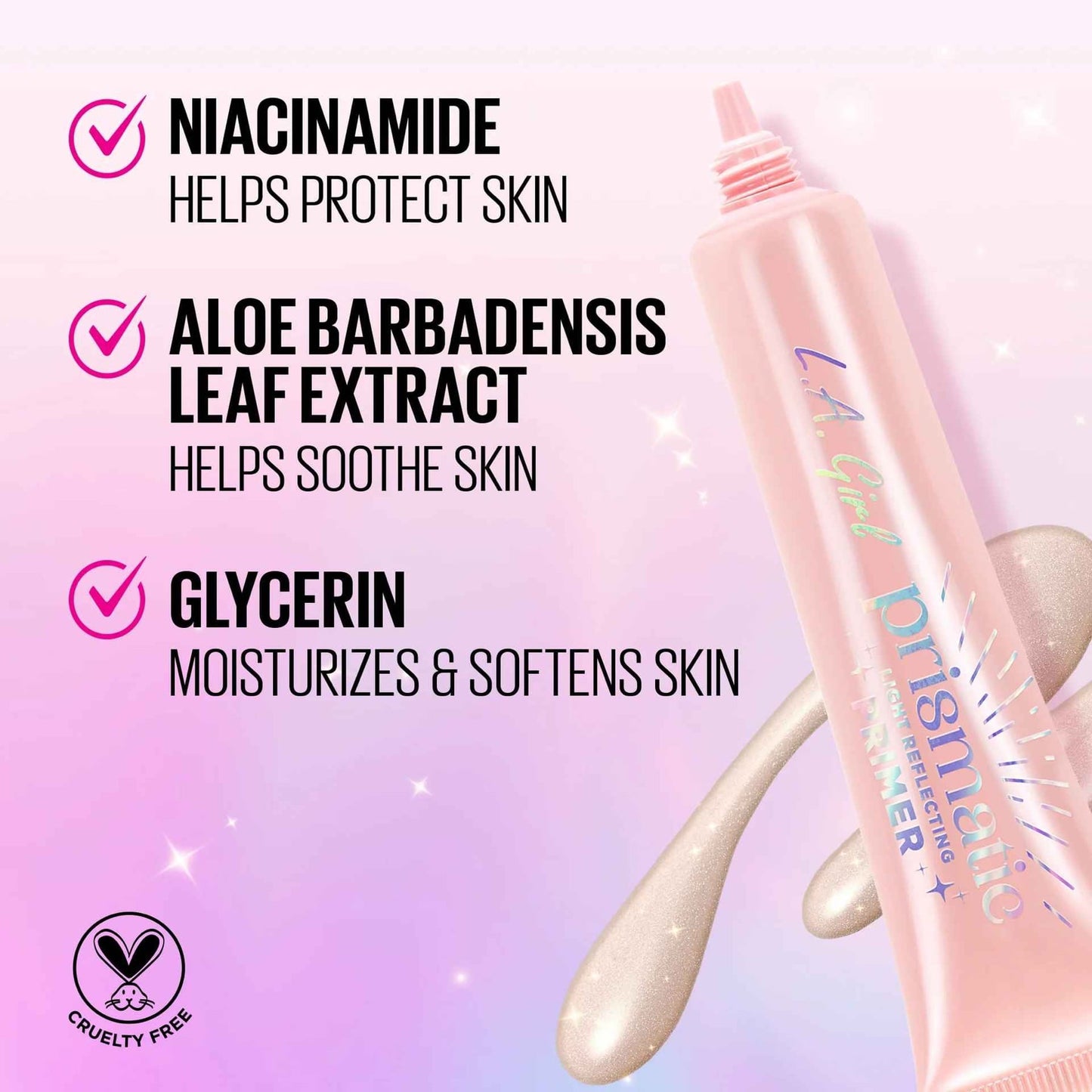 La Girl Time to Prime Primer Prismatic Primer Light Reflecting Micro-spheres