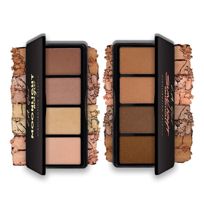 La Girl Fanatic Blush & Highlighter Palette Moonlight Magic