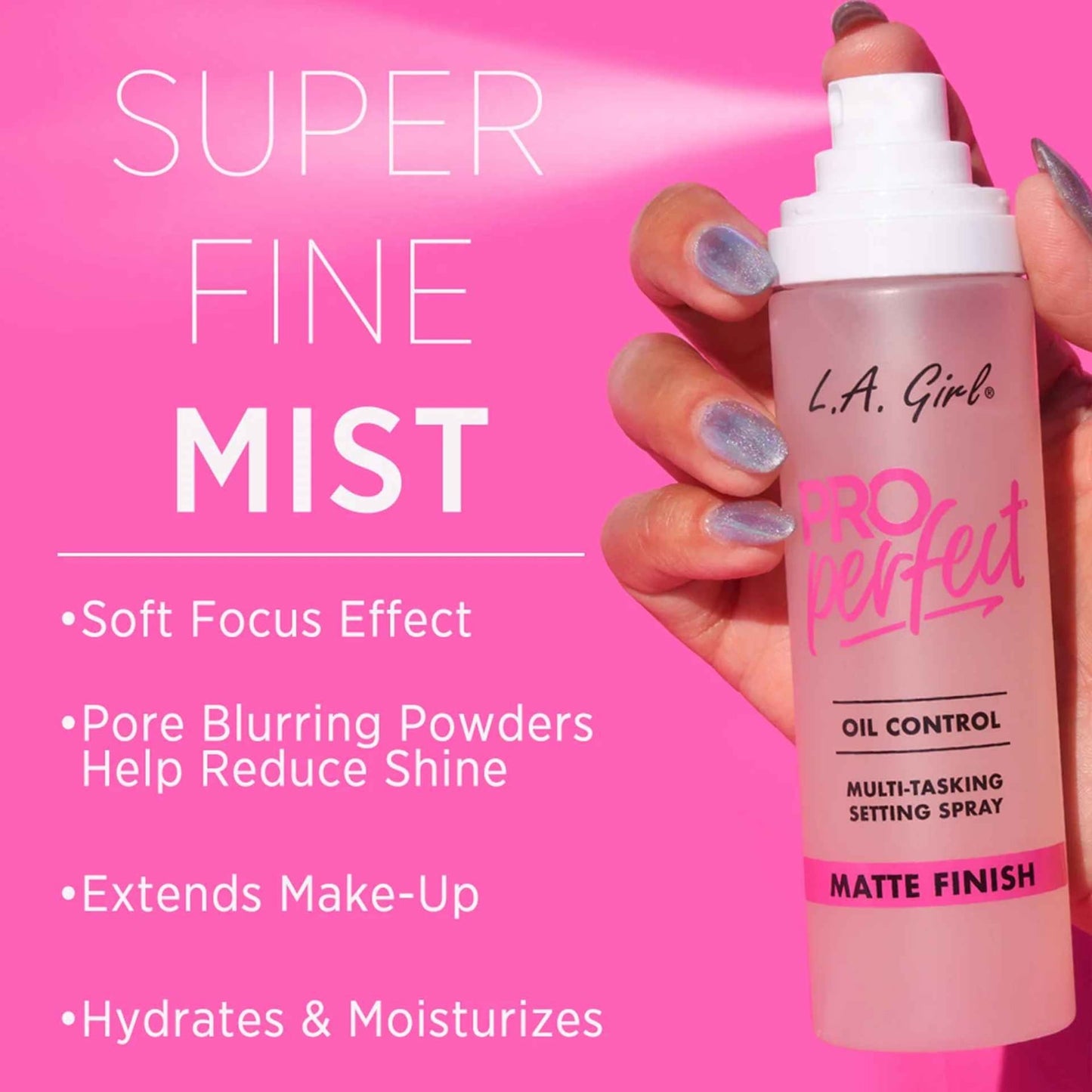 La Girl Pro Perfect Setting Spray Clear