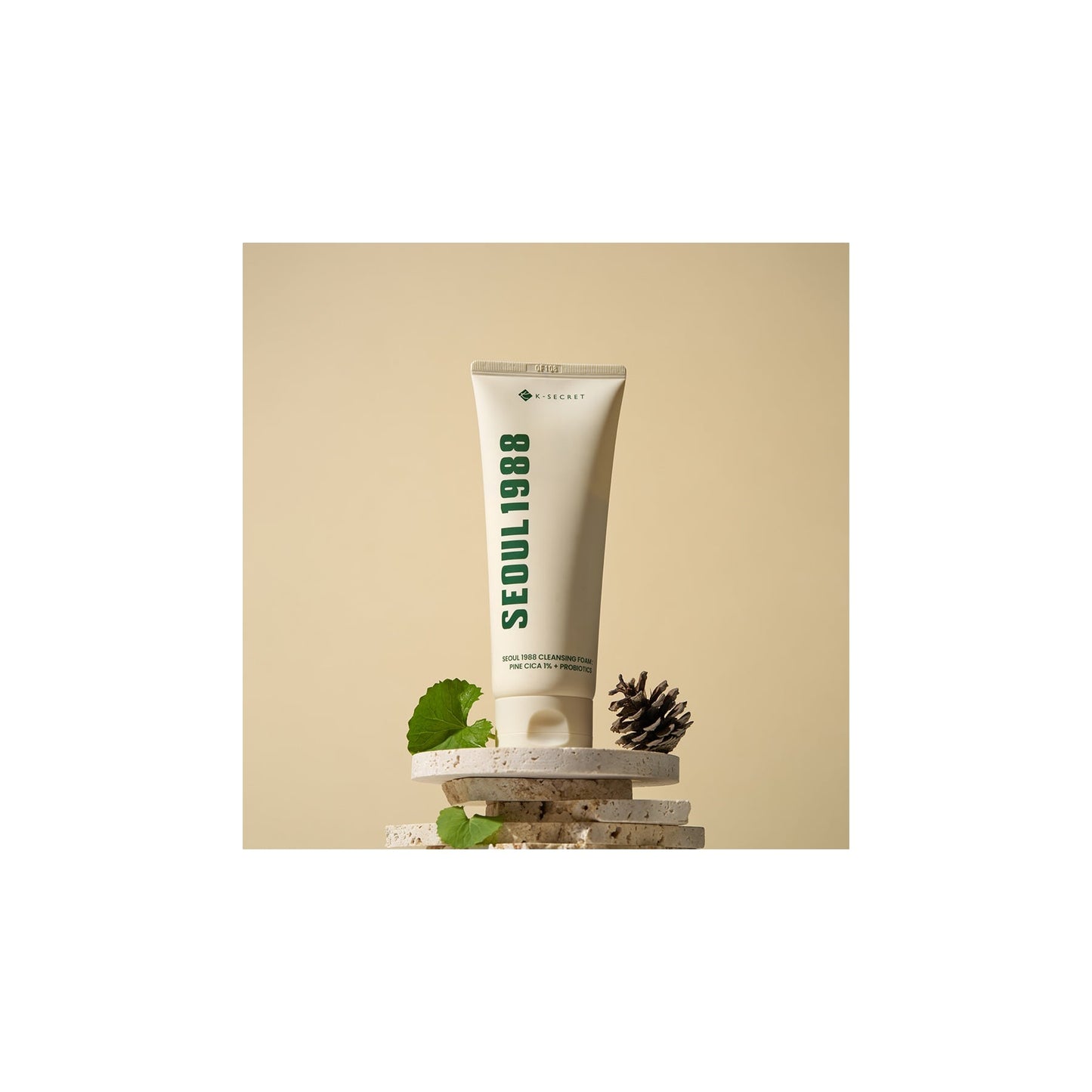 K-secret Seoul 1988 Cleansing Foam Pine Cica 1% + Probiotics