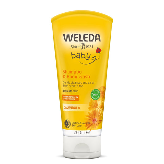 Weleda Calendula Baby Shampoo & Body Wash 200ml