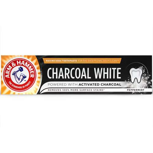 A&H Charcoal White Toothpaste 75ml