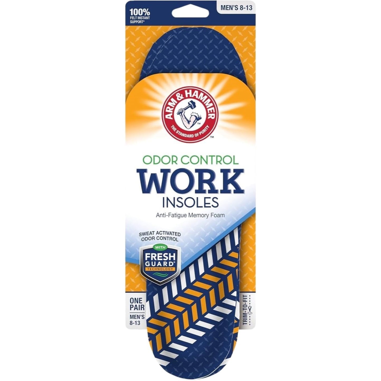 Arm & Hammer Work Insoles for Men and Women