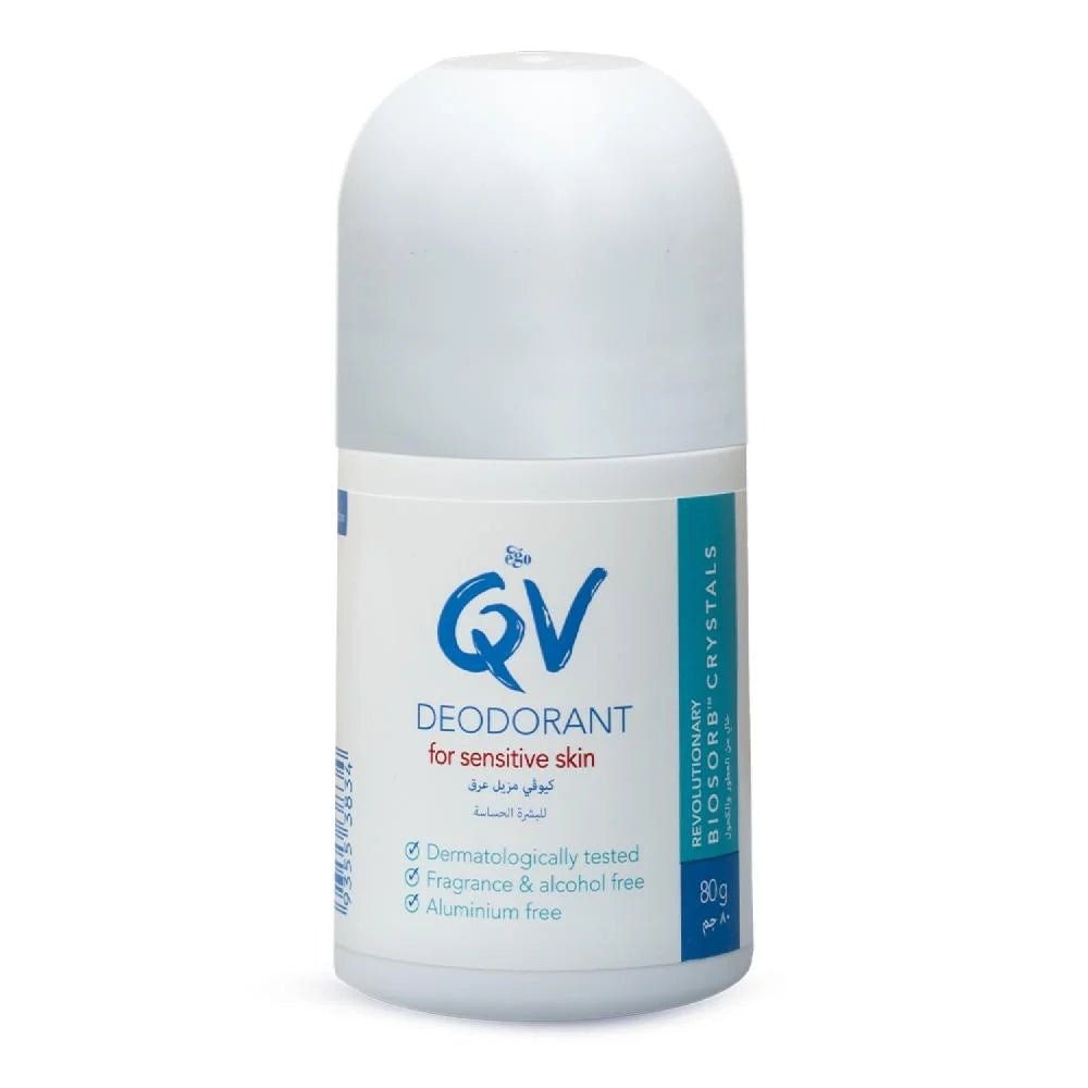 QV Deodorant Roll On Sensitive Skin Fragrance Free 80g NEW