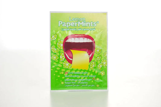 Papermints Lemon Fresh Breath Strips 24 Pcs