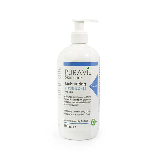 Puravie High Intensity Moisturizing Cream for All Skin Types 500ml
