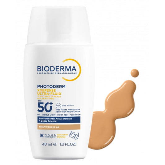 Bioderma - Photoderm Xdefense Spf50+ Fluid - Golden - 40m