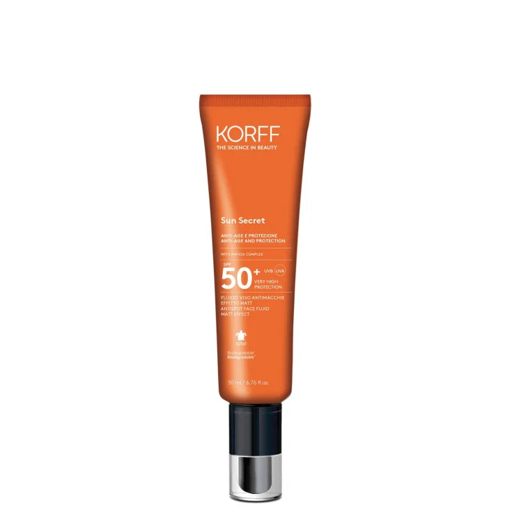 Korff Sun Secret Anti-spots Face Fluid Matt Effect Spf50 + 50ml
