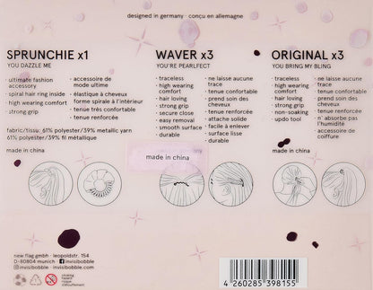 Invisibobble Hair Tie Sparks Flying Trio