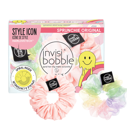 Invisibobble Hair Tie Sprunchie Retro Dreamin Hue-man Love
