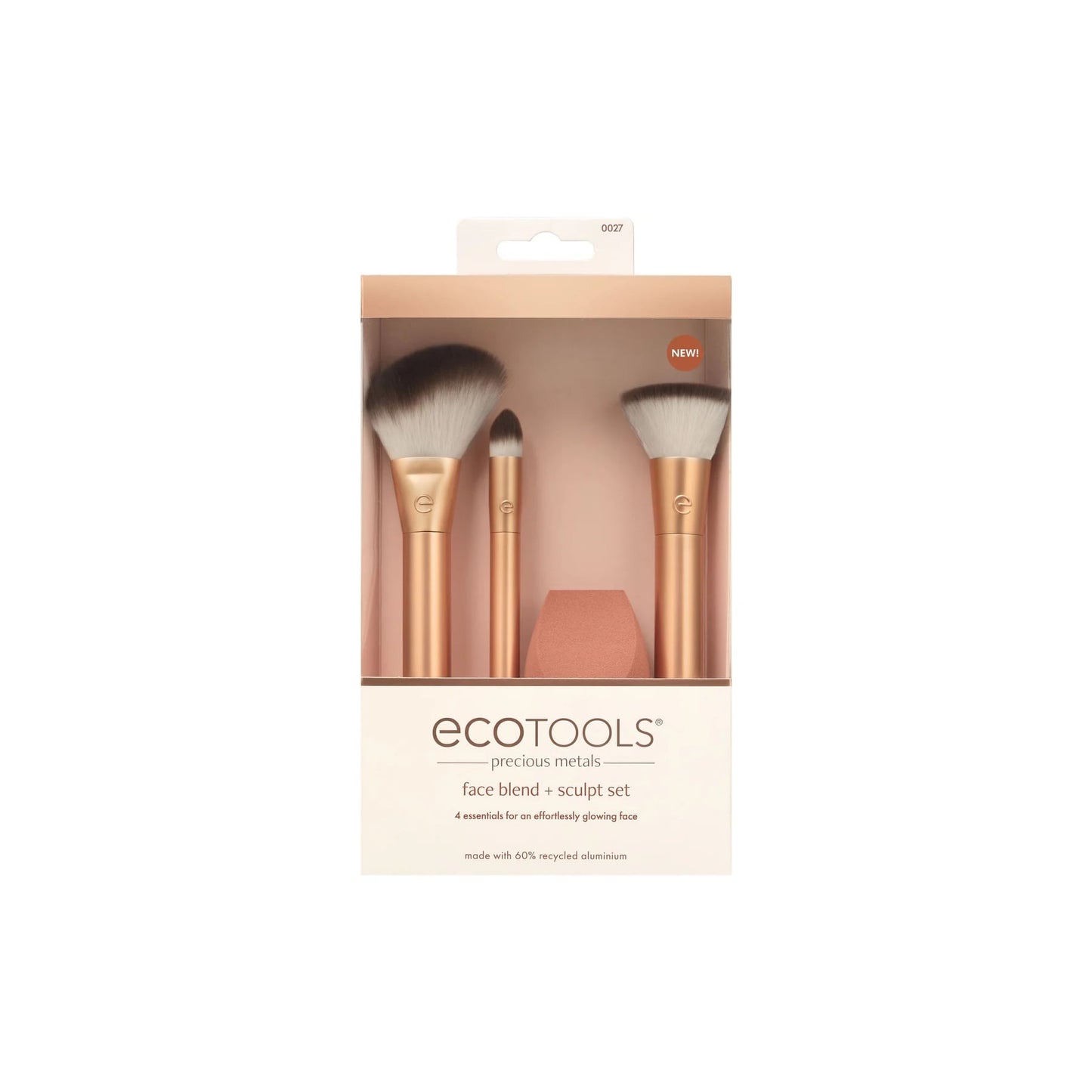 EcoTools Precious Metals Face Blend + Sculpt Kit, 4 Piece Set