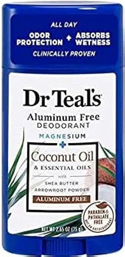Dr Teal's Aluminum Free Deodorant Coconut 75g