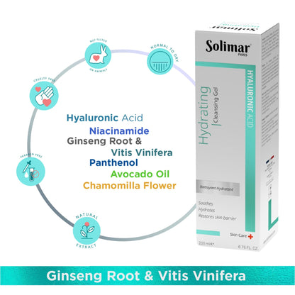 Solimar Paris Hydrating cleansing gel 200ml
