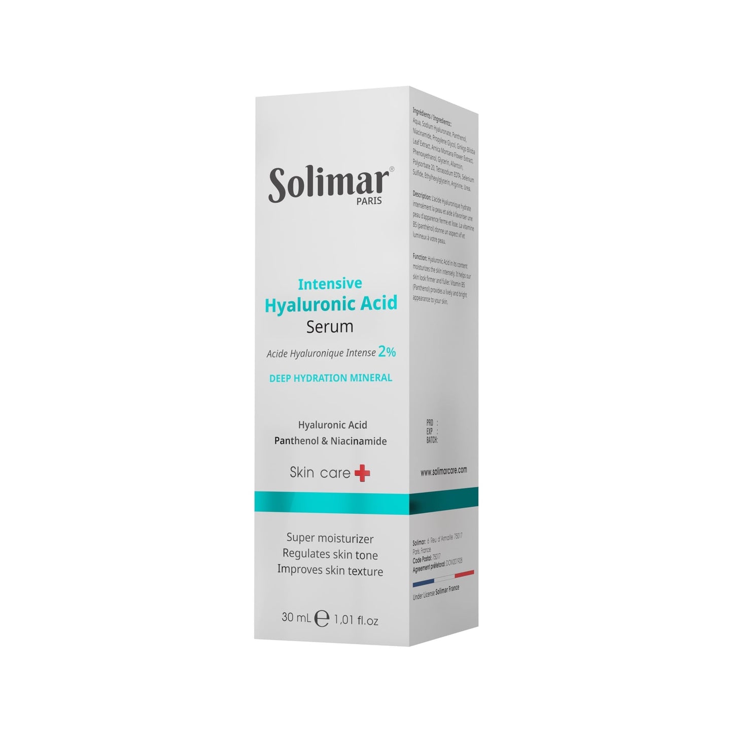 Solimar Paris Intensive hyaluronic acid serum 30ml