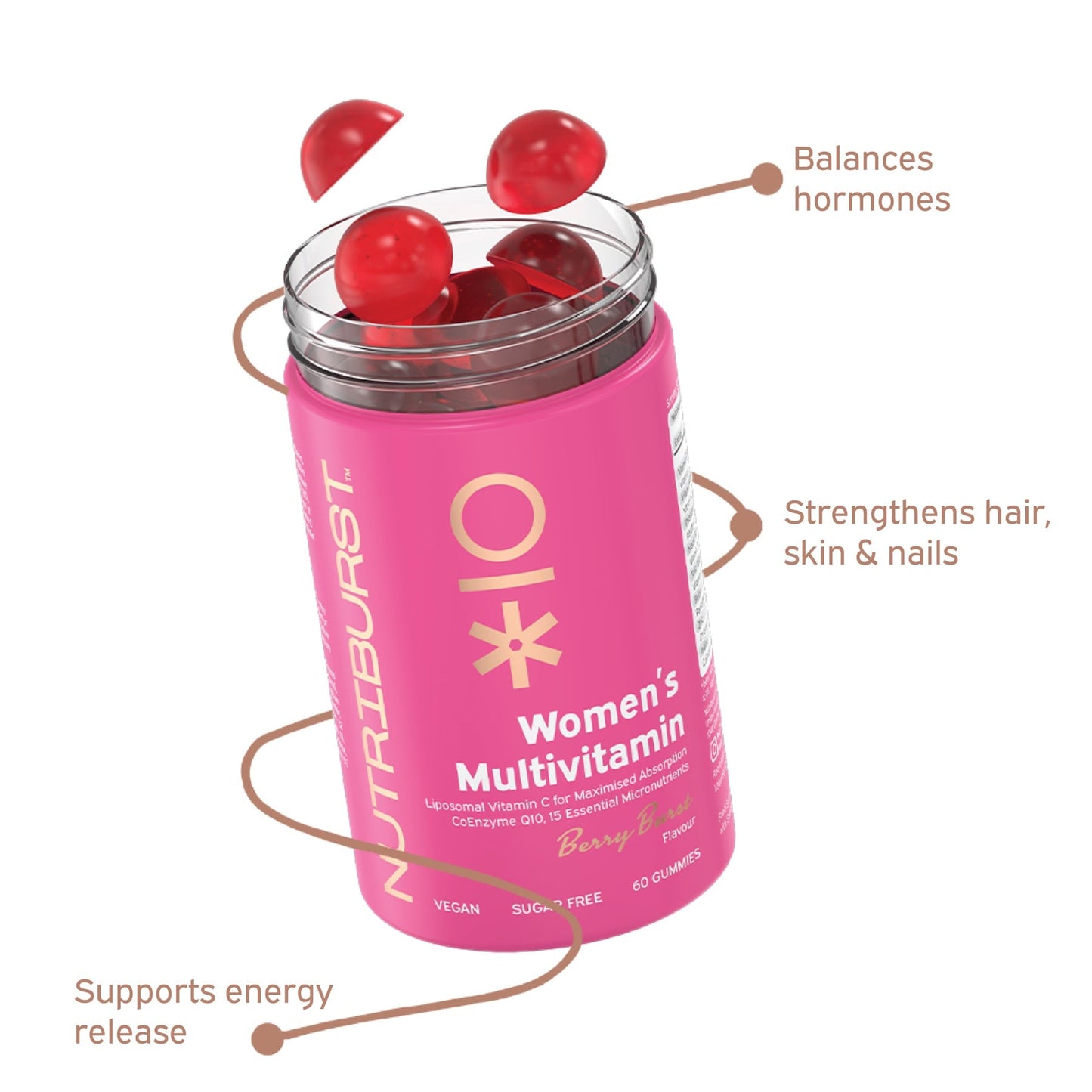 Nutriburst Women’s Multivitamin - Berry Burst Flavor