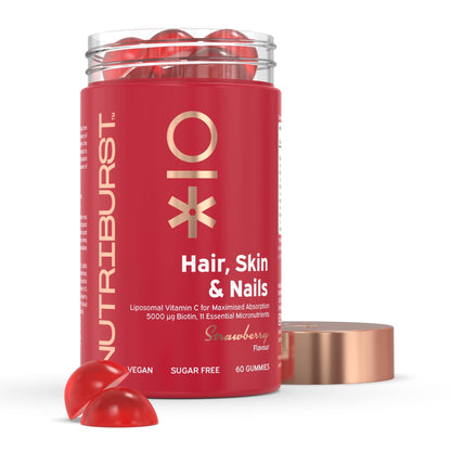 Nutriburst Hair, Skin & Nail - Strawberry Flavor