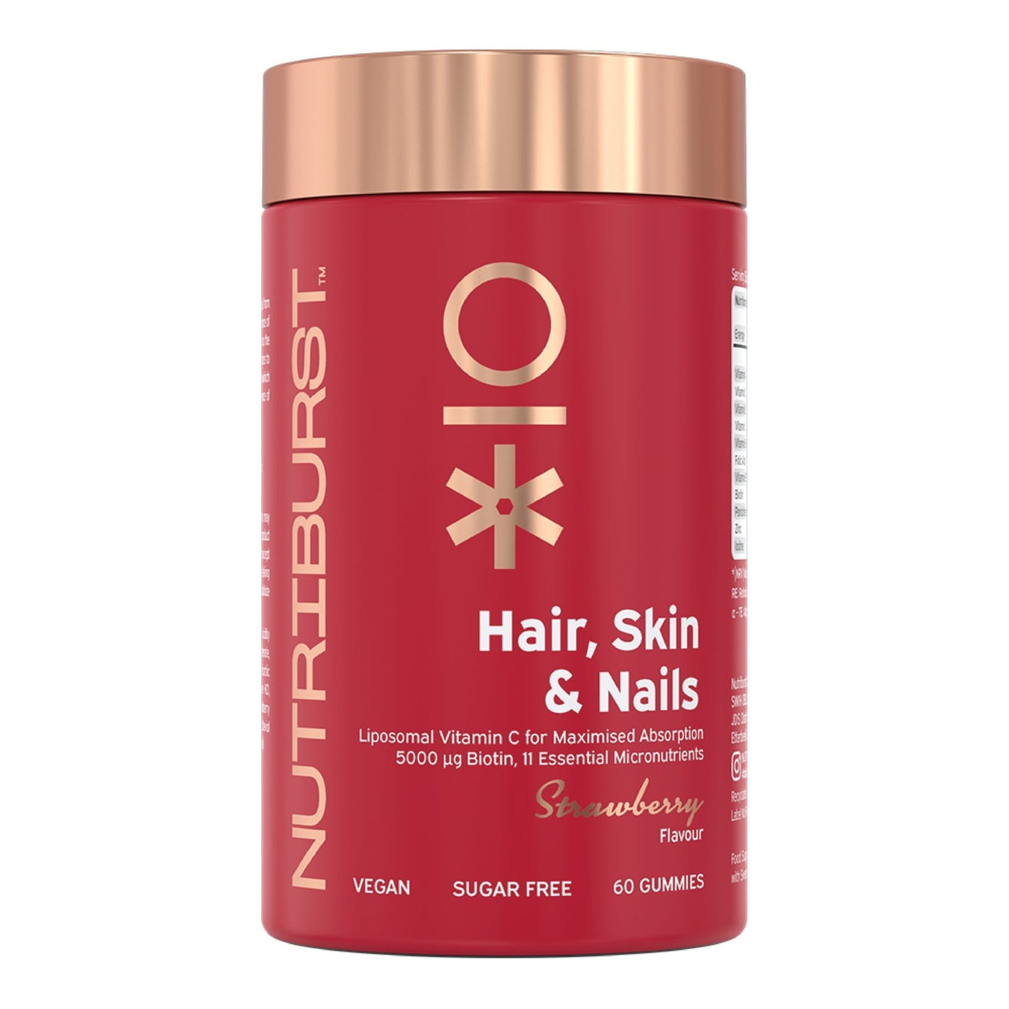 Nutriburst Hair, Skin & Nail - Strawberry Flavor