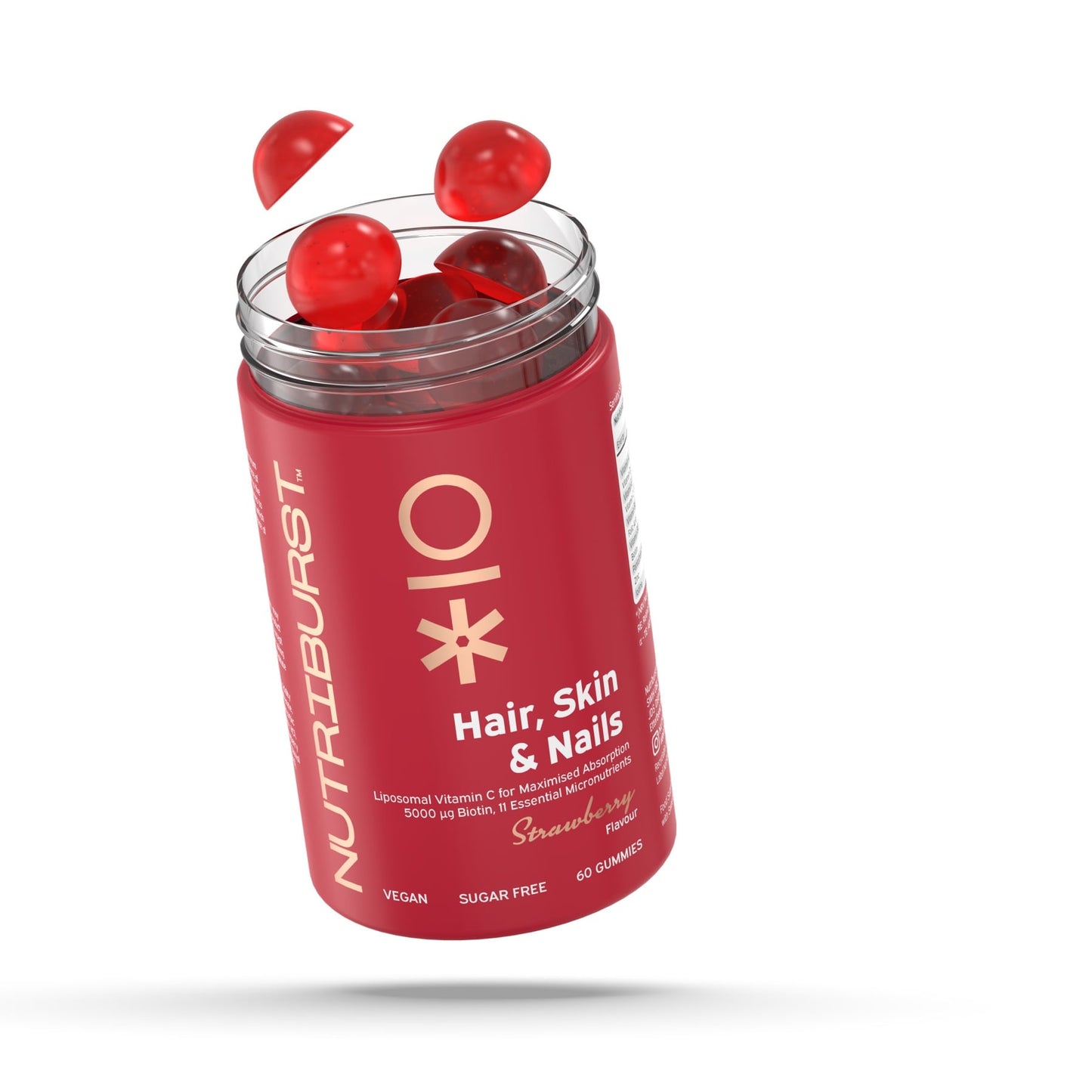 Nutriburst Hair, Skin & Nail - Strawberry Flavor