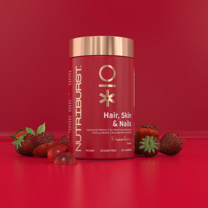 Nutriburst Hair, Skin & Nail - Strawberry Flavor