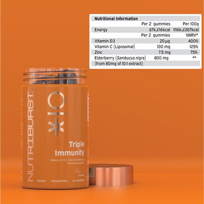 Nutriburst Triple Immunity - Berry Flavor