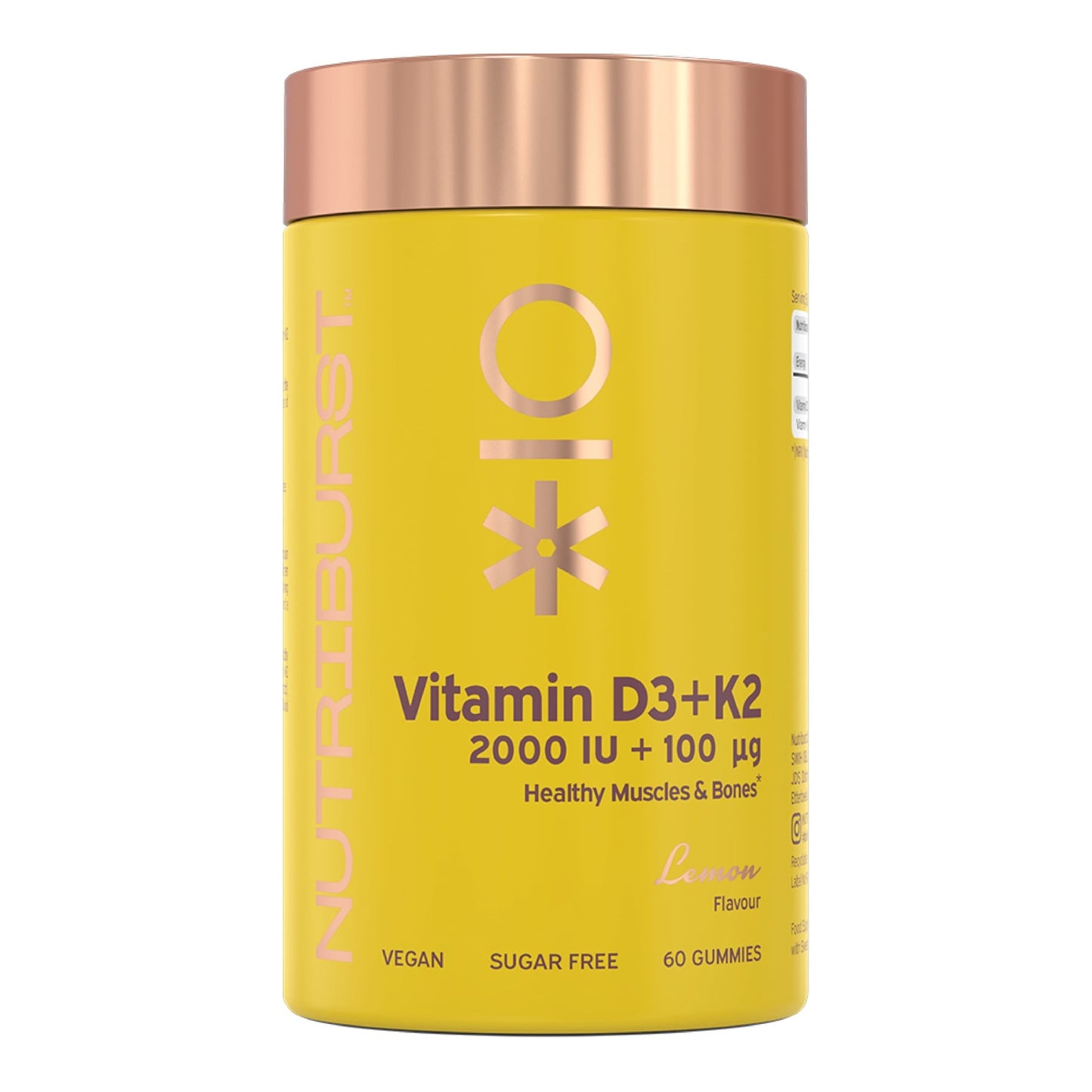 Nutriburst Vitamin D3 + K2 - Lemon Flavor
