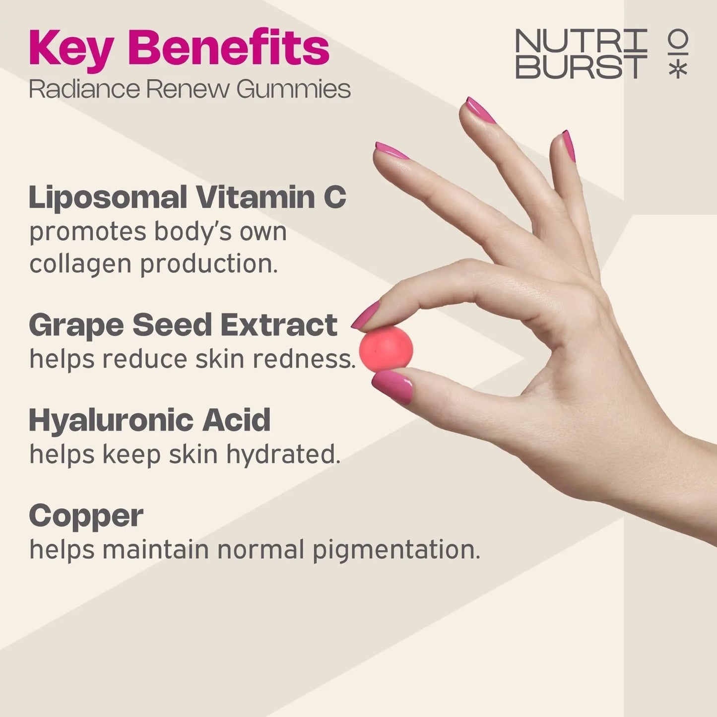 Nutriburst Radiance Renew - Blueberry Flavor