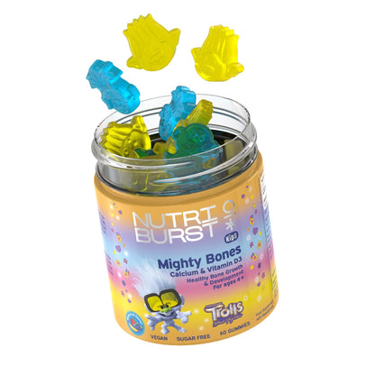 Nutriburst Trolls Mighty Bones - Calcium & Vitamin D3