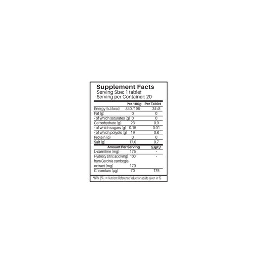 Sunshine Nutrition Slim Support Efferv Pineapple 20 Tablets
