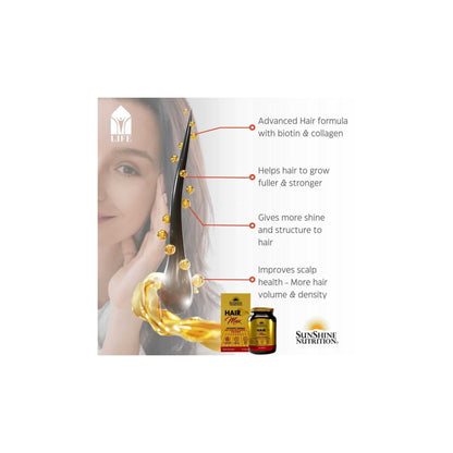 Sunshine Nutrition Hair Max 100 Tabletslets