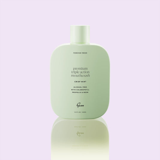Gem Mouthwash Crisp Mint 500ml