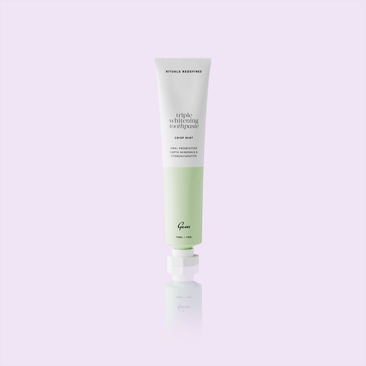 Gem Triple Whitening Toothpaste Crisp Mint 100g